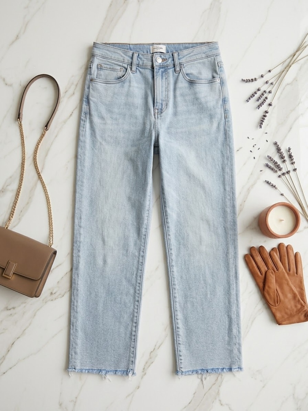 Kenzie Vintage Luxe ‘The Amber’  High-Rise Stovepipe Jeans - Women